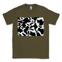Army Green distressed cowhide pattern Classic Tee - RanaPortraitStore