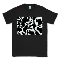 Black distressed cowhide pattern Classic Tee - RanaPortraitStore