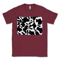 Burgundy distressed cowhide pattern Classic Tee - RanaPortraitStore