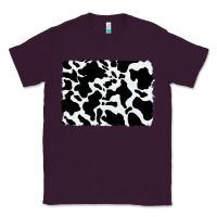 Plum distressed cowhide pattern Classic Tee - RanaPortraitStore