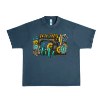 Midnight Navy sewing life western Urban Heavy Tee - texasbilliewilder