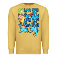 Antique Gold ice ice baby with popsicle Premium Sweatshirt - AdoDesignShop