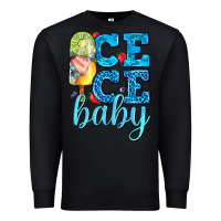 Black ice ice baby with popsicle Premium Sweatshirt - AdoDesignShop