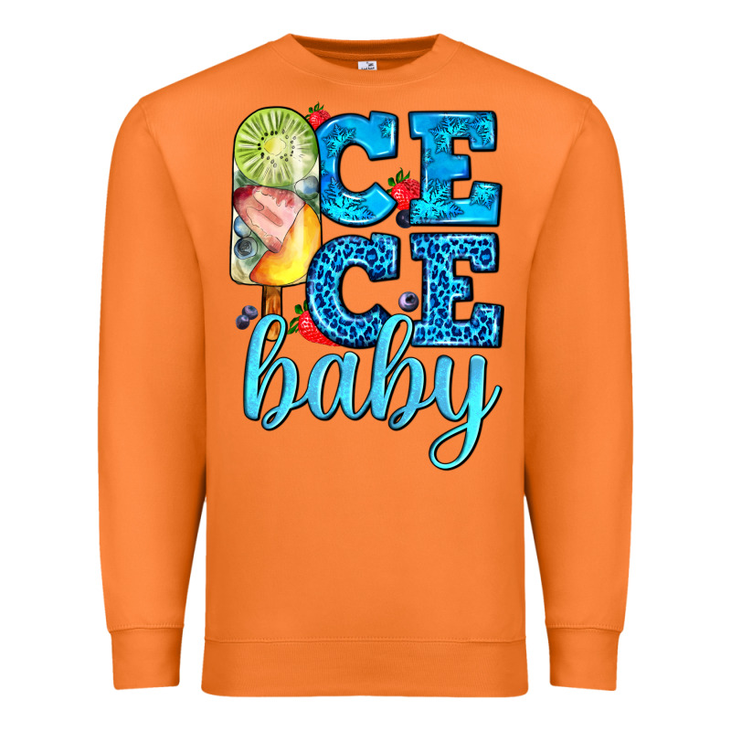 Ice Ice Baby With Popsicle Premium Sweatshirt by AdoDesignShop | Teevron