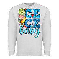 Dove Grey ice ice baby with popsicle Premium Sweatshirt - AdoDesignShop