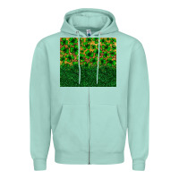 Seafoam St. patrick's Day shamrock leopard  tumbler Zipper Hoodie - Neo Western