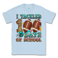 Dusty Blue i tackled 100 days of school american football Classic Tee - Zillion Design Studio