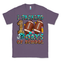 Lavender i tackled 100 days of school american football Classic Tee - Zillion Design Studio