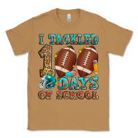 Toasted Coconut i tackled 100 days of school american football Classic Tee - Zillion Design Studio