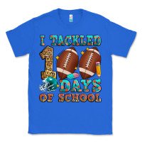 True Royal i tackled 100 days of school american football Classic Tee - Zillion Design Studio