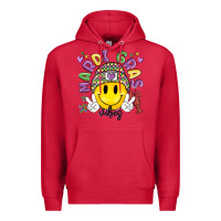 Cardinal mardi gras vibes Premium Hoodie - MaliasSmallBusiness