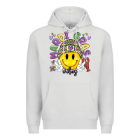 Dove Grey mardi gras vibes Premium Hoodie - MaliasSmallBusiness