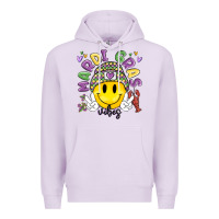 Lilac mardi gras vibes Premium Hoodie - MaliasSmallBusiness