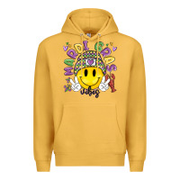 Mustard mardi gras vibes Premium Hoodie - MaliasSmallBusiness