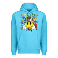 Ocean Blue mardi gras vibes Premium Hoodie - MaliasSmallBusiness