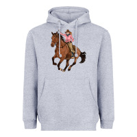 Heather Grey cowgirl Heavyweight Hoodie - Artiststas