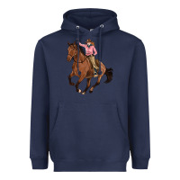 Navy cowgirl Heavyweight Hoodie - Artiststas