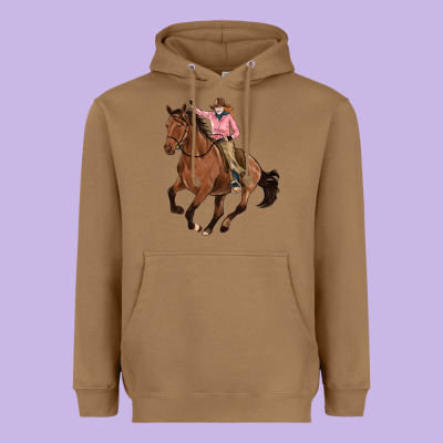 Cowgirl Heavyweight Hoodie Designed By Artiststas