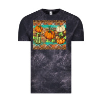 Cloud Black fall pumpkin Vintage Tee - BarkalooDesign