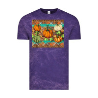 Cloud Purple fall pumpkin Vintage Tee - BarkalooDesign