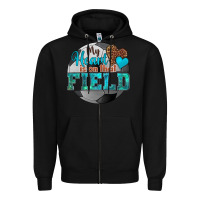 Black my heart is on that field soccer Zipper Hoodie - HRA Design Shop