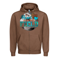 Chestnut my heart is on that field soccer Zipper Hoodie - HRA Design Shop