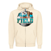 Sandshell my heart is on that field soccer Zipper Hoodie - HRA Design Shop