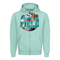 Seafoam my heart is on that field soccer Zipper Hoodie - HRA Design Shop