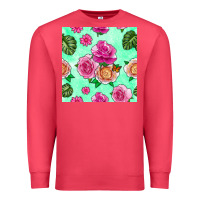 Cardinal floral background Premium Sweatshirt - BundleAndBundleShop
