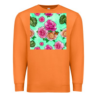 Carrot floral background Premium Sweatshirt - BundleAndBundleShop