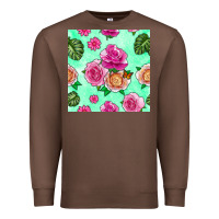 Chestnut floral background Premium Sweatshirt - BundleAndBundleShop