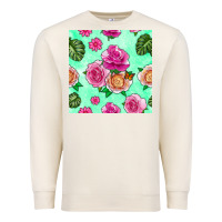 Sandshell floral background Premium Sweatshirt - BundleAndBundleShop