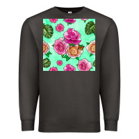 Smoke floral background Premium Sweatshirt - BundleAndBundleShop