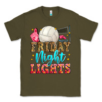 Army Green friday night lights volleyball Classic Tee - Zillion Design Studio