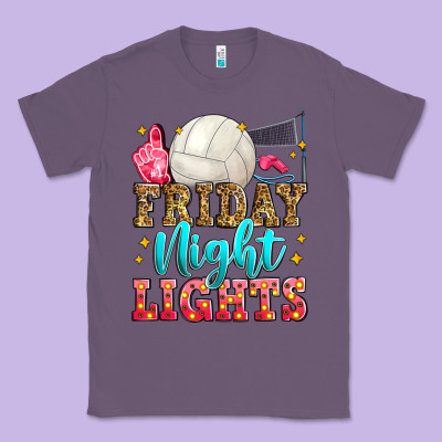 Friday Night Lights Volleyball Classic Tee Designed By Zillion Design Studio