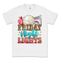 White friday night lights volleyball Classic Tee - Zillion Design Studio