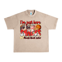 French Oak im just here for the snacks basketball sister Urban Heavy Tee - Zillion Design Studio