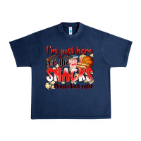 Navy im just here for the snacks basketball sister Urban Heavy Tee - Zillion Design Studio