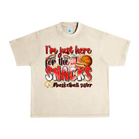 Sandshell im just here for the snacks basketball sister Urban Heavy Tee - Zillion Design Studio