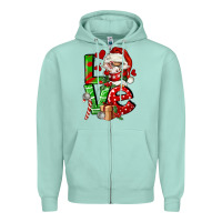 Seafoam love gnomes Zipper Hoodie - FaDigitalArtStudio