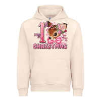 Sandshell my first christmas pink reindeer Urban Hoodie - MaliasSmallBusiness