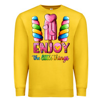 Lemon enjoy the little things Premium Sweatshirt - AdoDesignShop
