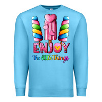 Ocean Blue enjoy the little things Premium Sweatshirt - AdoDesignShop