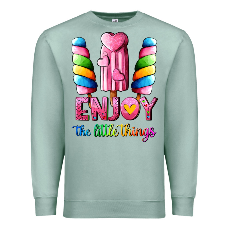 Enjoy The Little Things Premium Sweatshirt by AdoDesignShop | Teevron