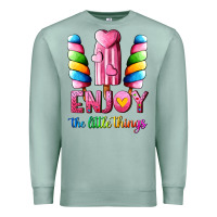 Seafoam enjoy the little things Premium Sweatshirt - AdoDesignShop