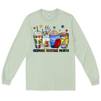 Matcha hispanic heritage month coffee cups Long Sleeve Tee - Zillion Design Studio