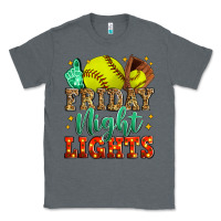 Charcoal Heather friday night lights softball Classic Tee - Zillion Design Studio