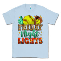 Dusty Blue friday night lights softball Classic Tee - Zillion Design Studio
