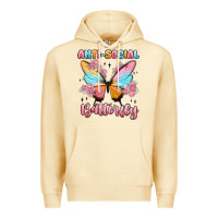 Pina Colada anti social butterfly Premium Hoodie - MaliasSmallBusiness
