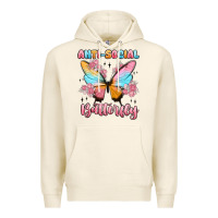 Tofu anti social butterfly Premium Hoodie - MaliasSmallBusiness
